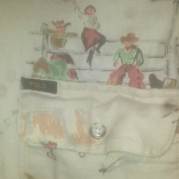 1980sVintage Polo Ralph lauren bull riding western - Picture 5 of 6